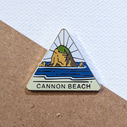 Cannon Beach Hard Enamel Pin